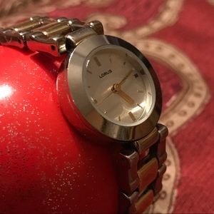 Vintage Ladies two-tone gold & silver Lorus watch